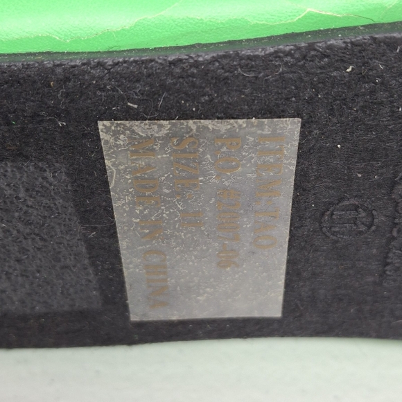 Boots green Funky unique mid shaft boots bootie size 11 nwot - Picture 16 of 16